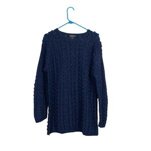 The J Peterman company chunky knit sweater size xl